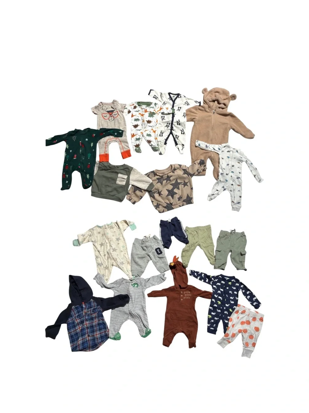The Ultimate Playwear & Everyday Wardrobe Bundle (3-9 Months) Tops, Bottoms 75 +